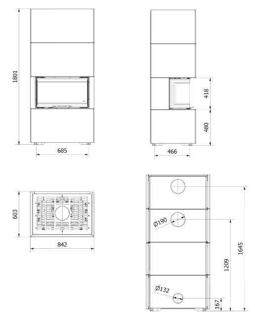 Technische Zeichnung HOME EASY BOX